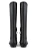 loft37 Leder-Stiefel in Schwarz