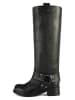 loft37 Leder-Stiefel in Schwarz