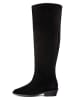 loft37 Leder-Stiefel in Schwarz