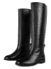 loft37 Leder-Stiefel in Schwarz
