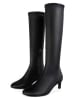 loft37 Leder-Stiefel in Schwarz