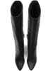 loft37 Leder-Stiefel "Miss Agent" in Schwarz