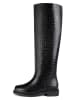 loft37 Leder-Stiefel in Schwarz
