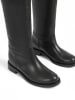 loft37 Leder-Stiefel "Mr Jones Maxi" in Schwarz