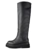 loft37 Leder-Stiefel in Schwarz