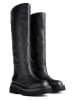 loft37 Leder-Stiefel in Schwarz