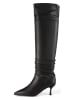 loft37 Leder-Stiefel in Schwarz