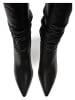 loft37 Leder-Stiefel in Schwarz
