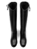 loft37 Leder-Stiefel in Schwarz