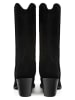 loft37 Leder-Westernstiefel "Rock Me Slow" in Schwarz