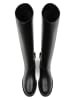 loft37 Leder-Stiefel in Schwarz