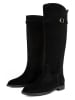 loft37 Leder-Stiefel in Schwarz