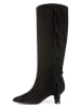 loft37 Leder-Stiefel in Schwarz