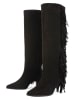 loft37 Leder-Stiefel in Schwarz