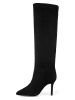 loft37 Leder-Stiefel in Schwarz