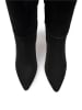 loft37 Leder-Stiefel in Schwarz