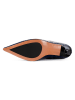 l37 Leren laarzen donkerblauw