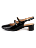 loft37 Leder-Slingpumps in Schwarz