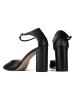 loft37 Leder-Spangenpumps "East Of The Sun" in Schwarz