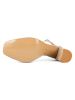 loft37 Leder-Spangenpumps in Beige