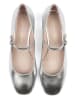loft37 Leder-Pumps in Silber