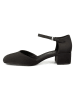 loft37 Leder-Spangenpumps in Schwarz