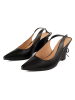 loft37 Leder-Keilpumps "Long Island City" in Schwarz