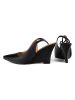 loft37 Leder-Keilpumps "Long Island City" in Schwarz