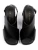 loft37 Leder-Sandaletten in Schwarz
