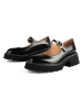 loft37 Leder-Pumps in Schwarz