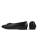 loft37 Leder-Ballerinas in Schwarz