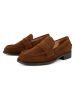 loft37 Skórzane mokasyny w kolorze karmelowym