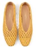 loft37 Leder-Ballerinas in Gelb