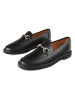loft37 Leder-Mokassins in Schwarz