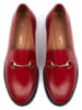 loft37 Leder-Mokassins "Long Way To Go" in Rot