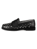 l37 Leren mocassins zwart