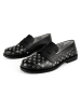 l37 Leren mocassins zwart