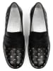 l37 Leren mocassins zwart