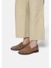 loft37 Skórzane slippersy w kolorze jasnobrązowo-brązowym