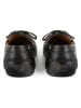 loft37 Leder-Mokassins in Schwarz