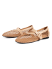 loft37 Leder-Ballerinas in Beige