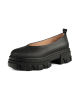 loft37 Leder-Ballerinas "Straight Up" in Schwarz