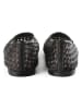 loft37 Leder-Spangenballerinas in Schwarz