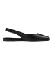 loft37 Leder-Slingballerinas in Schwarz