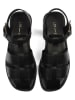 loft37 Leder-Halbsandalen in Schwarz