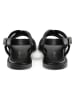 loft37 Leder-Sandalen in Schwarz