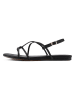 loft37 Leder-Sandalen in Schwarz