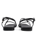 loft37 Leder-Sandalen in Schwarz