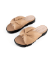 loft37 Leder-Pantoletten "Salt Water" in Beige