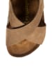 Comfortfusse Leder-Sandalen in Sand